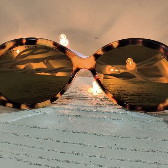 Ralph Lauren Womens Tortoise Shell Sunglasses and Case Ralph Lauren RA5138 Brown , Tortoise Prescription Sunglasses  main image 4